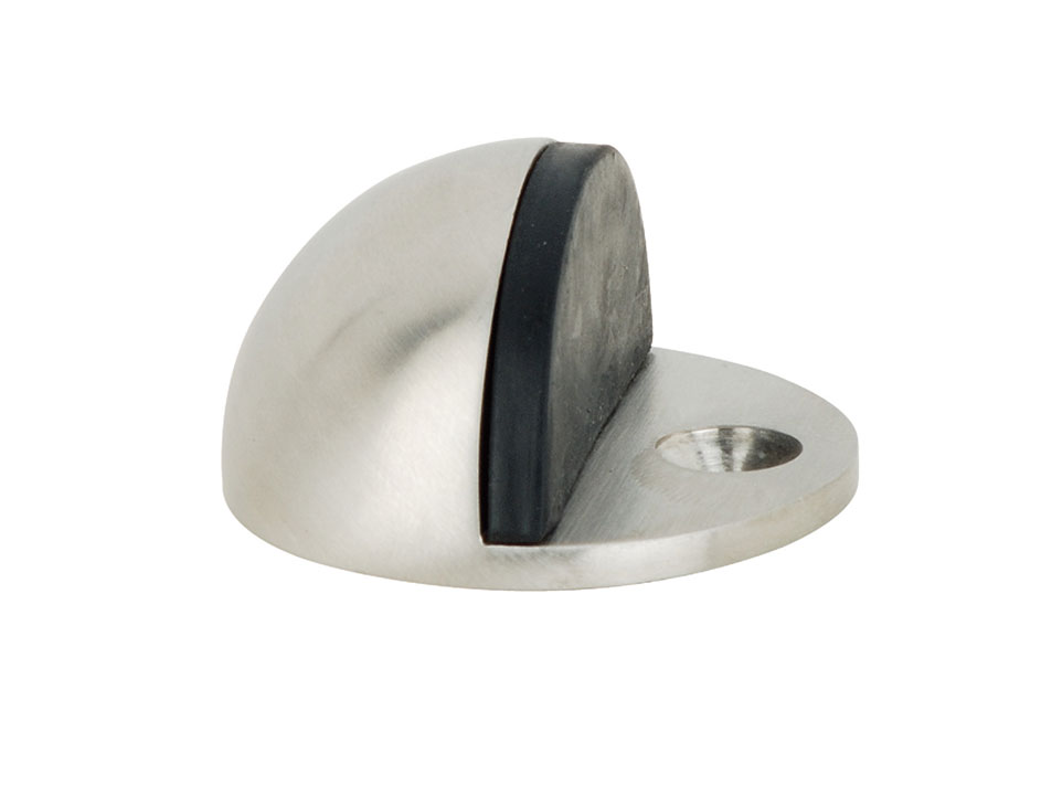 Floor mounted door stops, stainless steel, for screw fixing, Startec