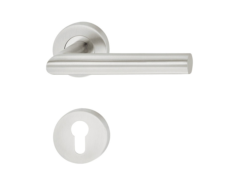 Door handle set, Stainless steel, Startec, model PDH4171, grade 4